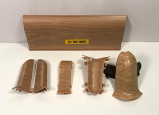 Плинтус Плинтус Ideal Comfort 55mm Клен темный 264 фото 1 | FLOORDEALER